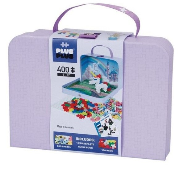 Plus-Plus Pastel 400 pieces Unicorn Fairy Tale Suitcase New Sealed Age 5+ - Picture 5 of 15